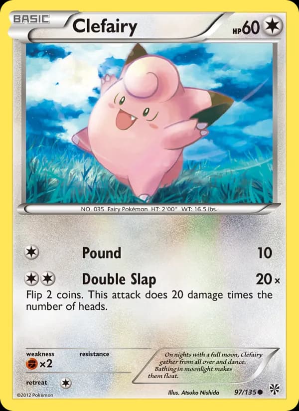 Clefairy — Plasma Storm, Common