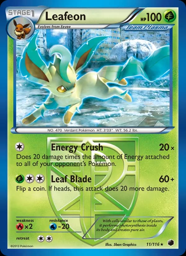 Leafeon — Plasma Freeze, Rare