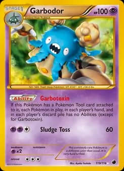Garbodor — Plasma Freeze — Secret Rare