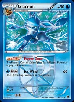 Glaceon — Plasma Freeze — Rare