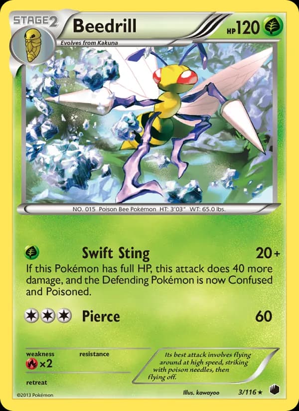 Beedrill — Plasma Freeze, Rare