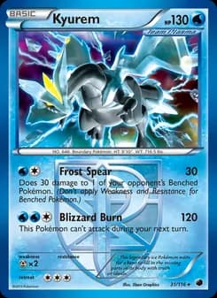 Kyurem — Plasma Freeze — Rare