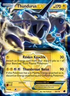 Thundurus-EX — Plasma Freeze — Rare