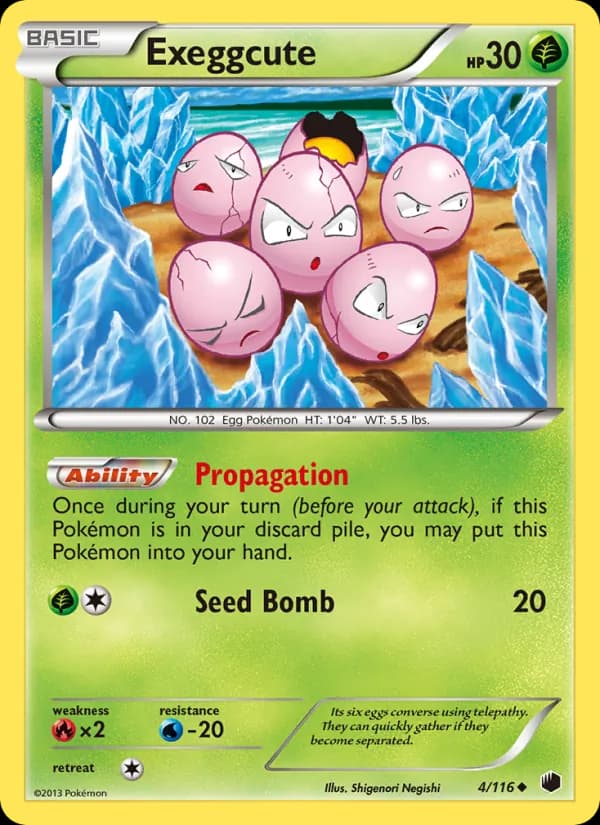 Exeggcute — Plasma Freeze, Uncommon