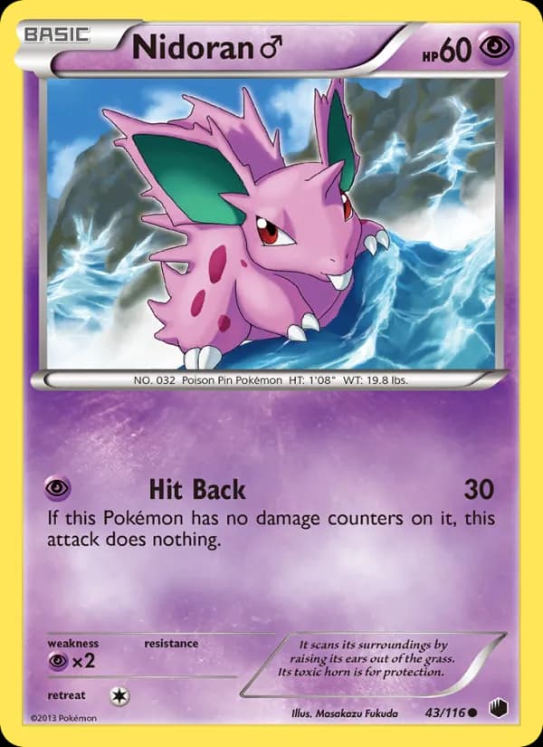 Nidoran♂ — Plasma Freeze, Common