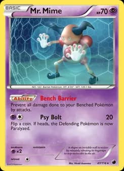 Mr. Mime — Plasma Freeze — Rare