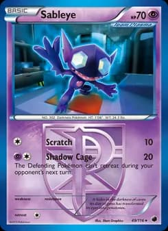 Sableye — Plasma Freeze — Rare
