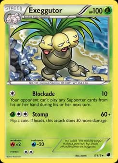 Exeggutor — Plasma Freeze — Rare