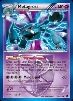 Metagross — Plasma Freeze — Rare