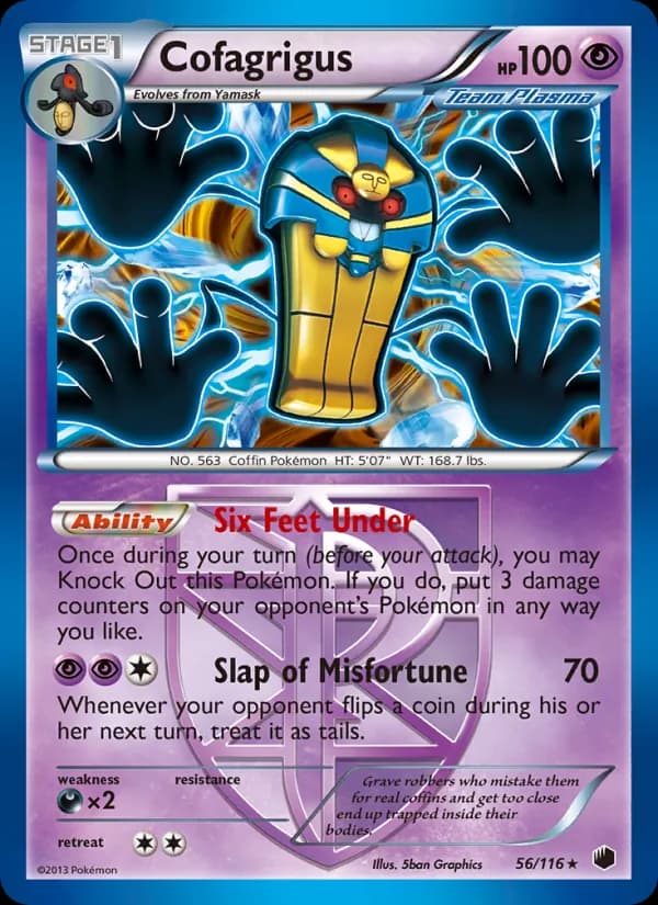 Cofagrigus — Plasma Freeze, Rare