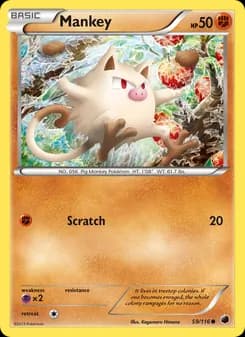 Mankey — Plasma Freeze — Common