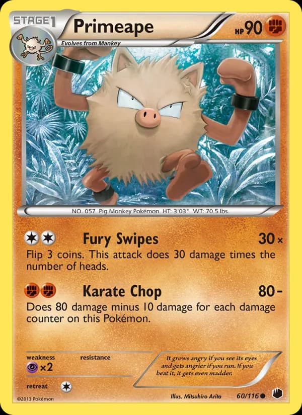 Primeape — Plasma Freeze, Common