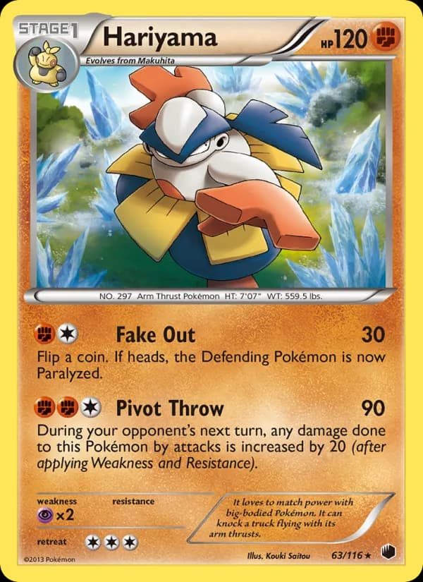 Hariyama — Plasma Freeze, Rare