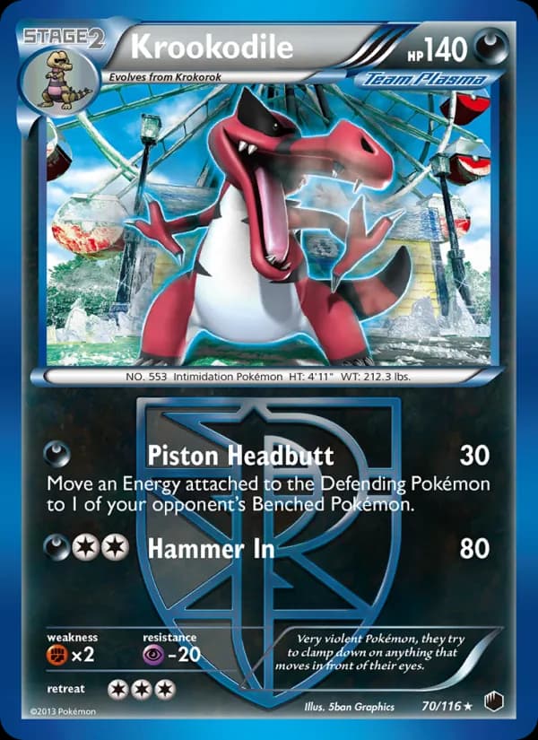 Krookodile — Plasma Freeze, Rare