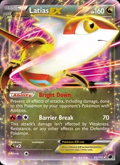 Latias-EX — Plasma Freeze — Rare