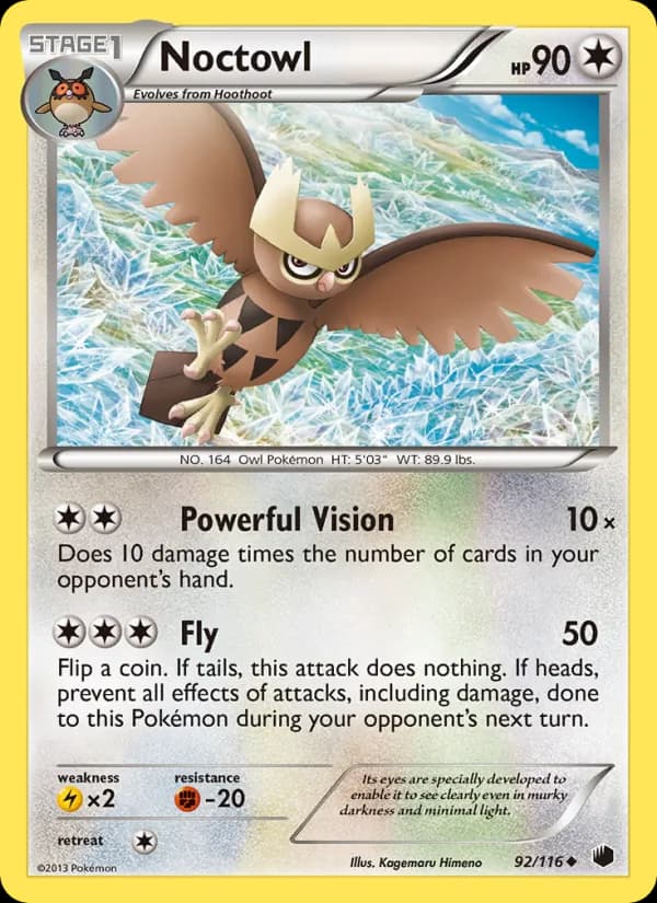Noctowl — Plasma Freeze, Uncommon