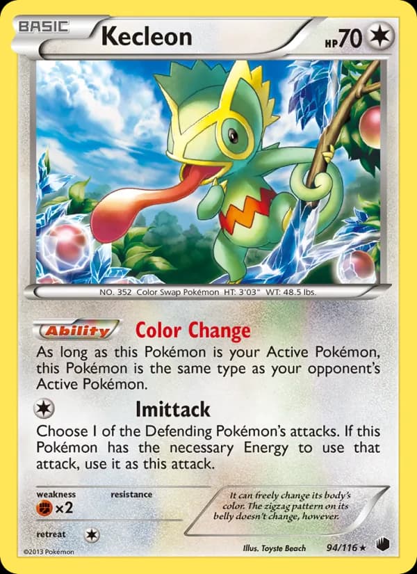 Kecleon — Plasma Freeze, Rare