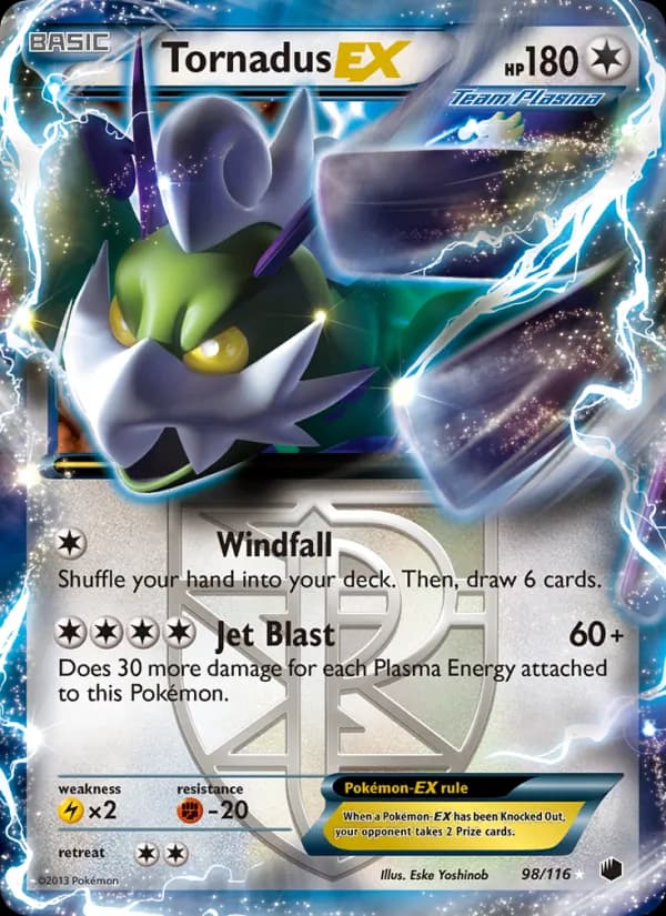 Tornadus-EX — Plasma Freeze, Rare