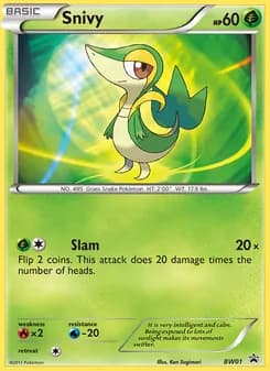 Snivy — BW Black Star Promos — Common