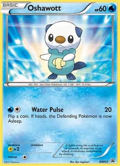 Oshawott — BW Black Star Promos — Common