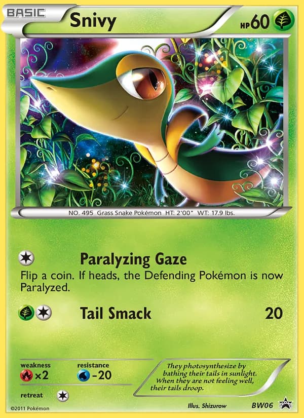 Snivy — BW Black Star Promos, Common