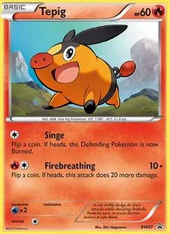 Tepig — BW Black Star Promos — Common