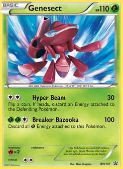 Genesect — BW Black Star Promos — Common