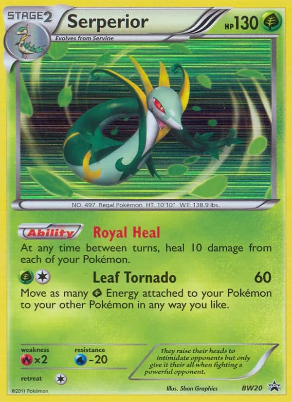Serperior — BW Black Star Promos, Rare