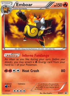 Emboar — BW Black Star Promos — Rare