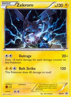 Zekrom — BW Black Star Promos — Rare