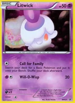Litwick — BW Black Star Promos — Common