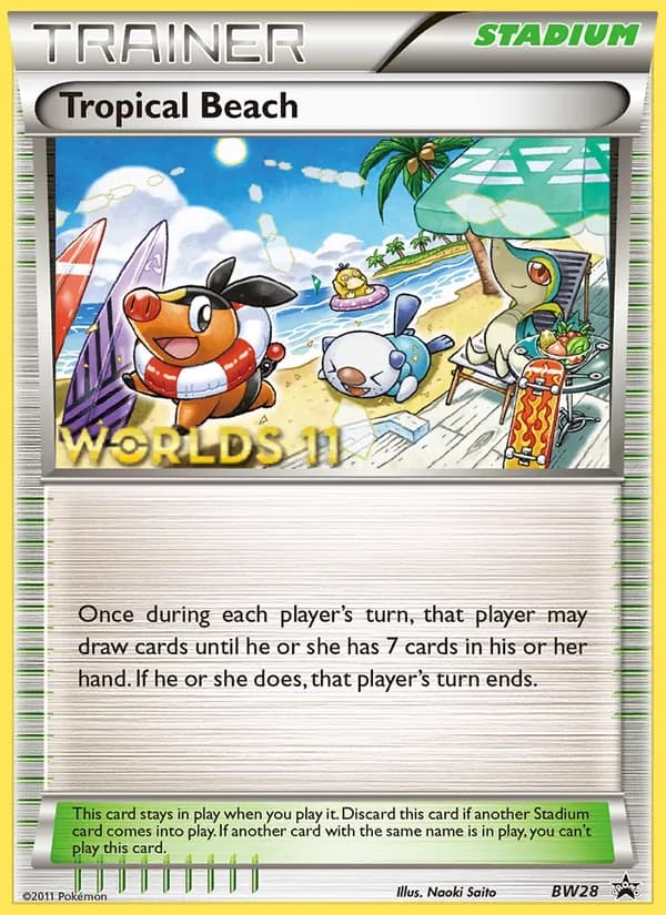 Tropical Beach — BW Black Star Promos, Common