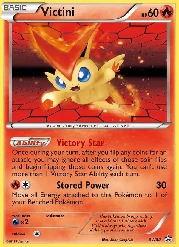 Victini — BW Black Star Promos, Common