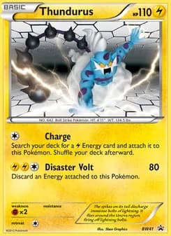Thundurus — BW Black Star Promos — Rare