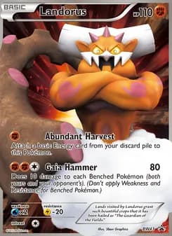 Landorus — BW Black Star Promos — Rare