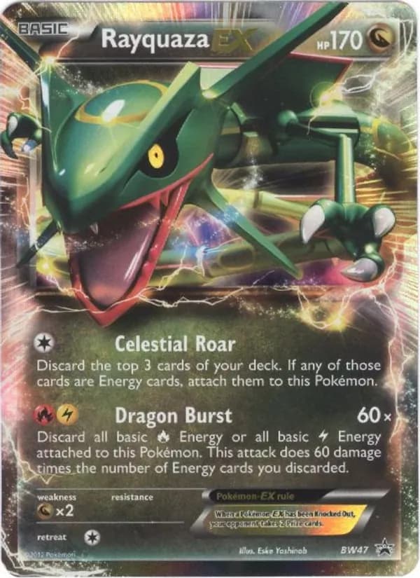Rayquaza-EX — BW Black Star Promos, Rare