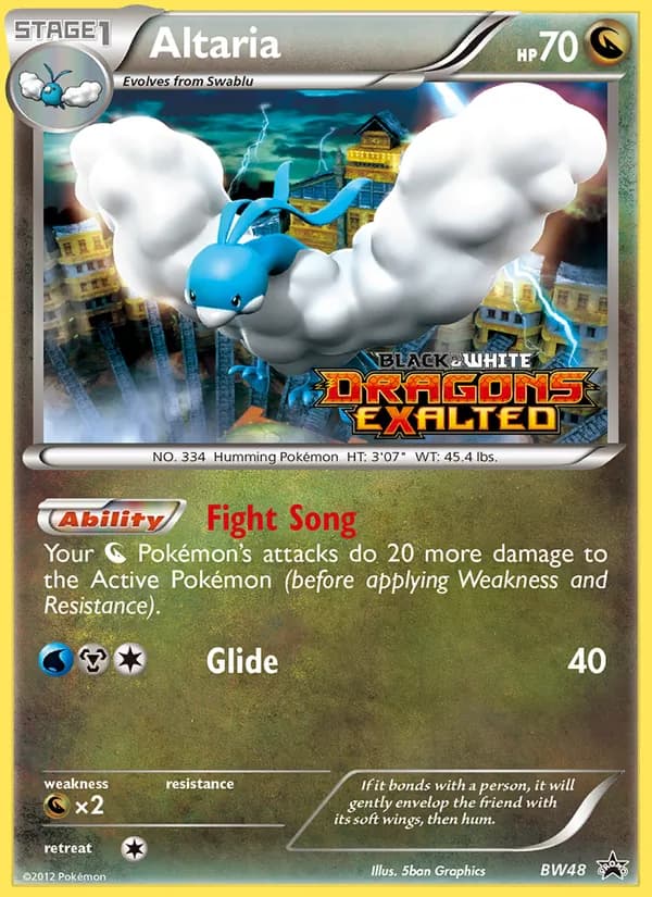 Altaria — BW Black Star Promos, Common