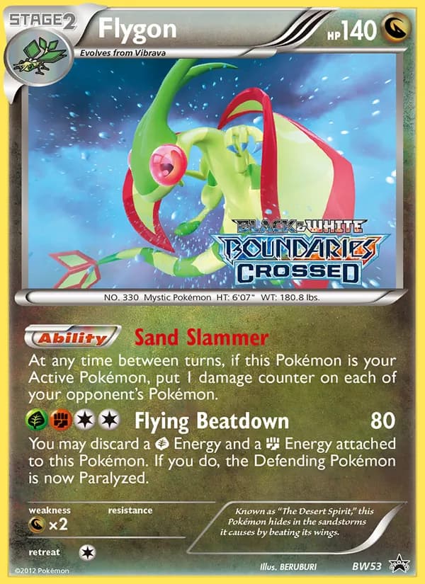 Flygon — BW Black Star Promos, Rare