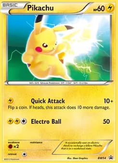 Pikachu — BW Black Star Promos — Common