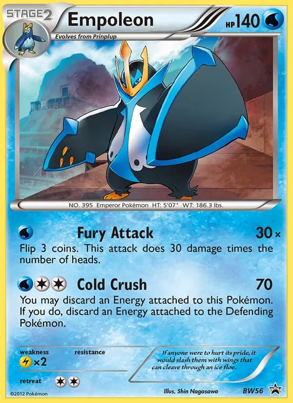 Empoleon — BW Black Star Promos, Common