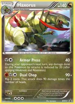 Haxorus — BW Black Star Promos — Common