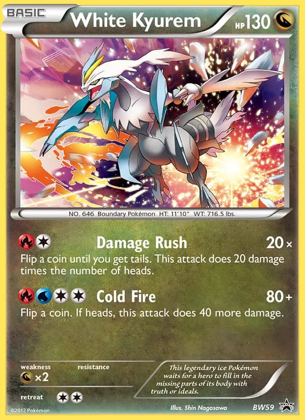 White Kyurem — BW Black Star Promos, Rare
