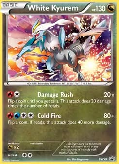White Kyurem — BW Black Star Promos — Rare