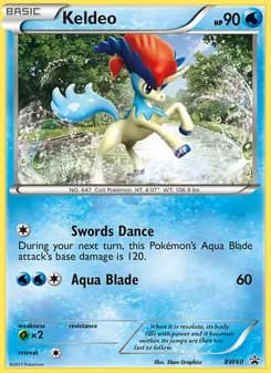 Keldeo — BW Black Star Promos — Common
