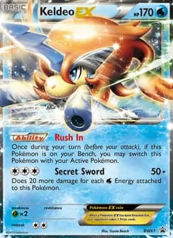 Keldeo-EX — BW Black Star Promos — Rare