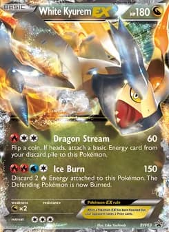 White Kyurem-EX — BW Black Star Promos — Rare