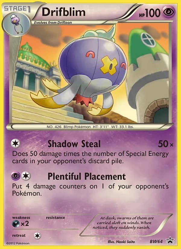 Drifblim — BW Black Star Promos, Common