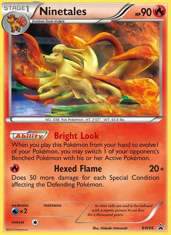 Ninetales — BW Black Star Promos, Common