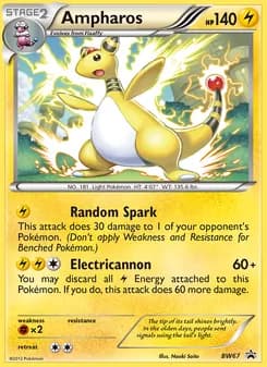 Ampharos — BW Black Star Promos — Common