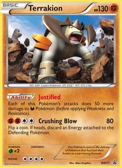 Terrakion — BW Black Star Promos — Common